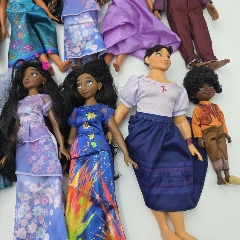Disney Encanto Doll Figure Set Of 10, Bruno, Isabela, Mirabel, Antonio, Luisa